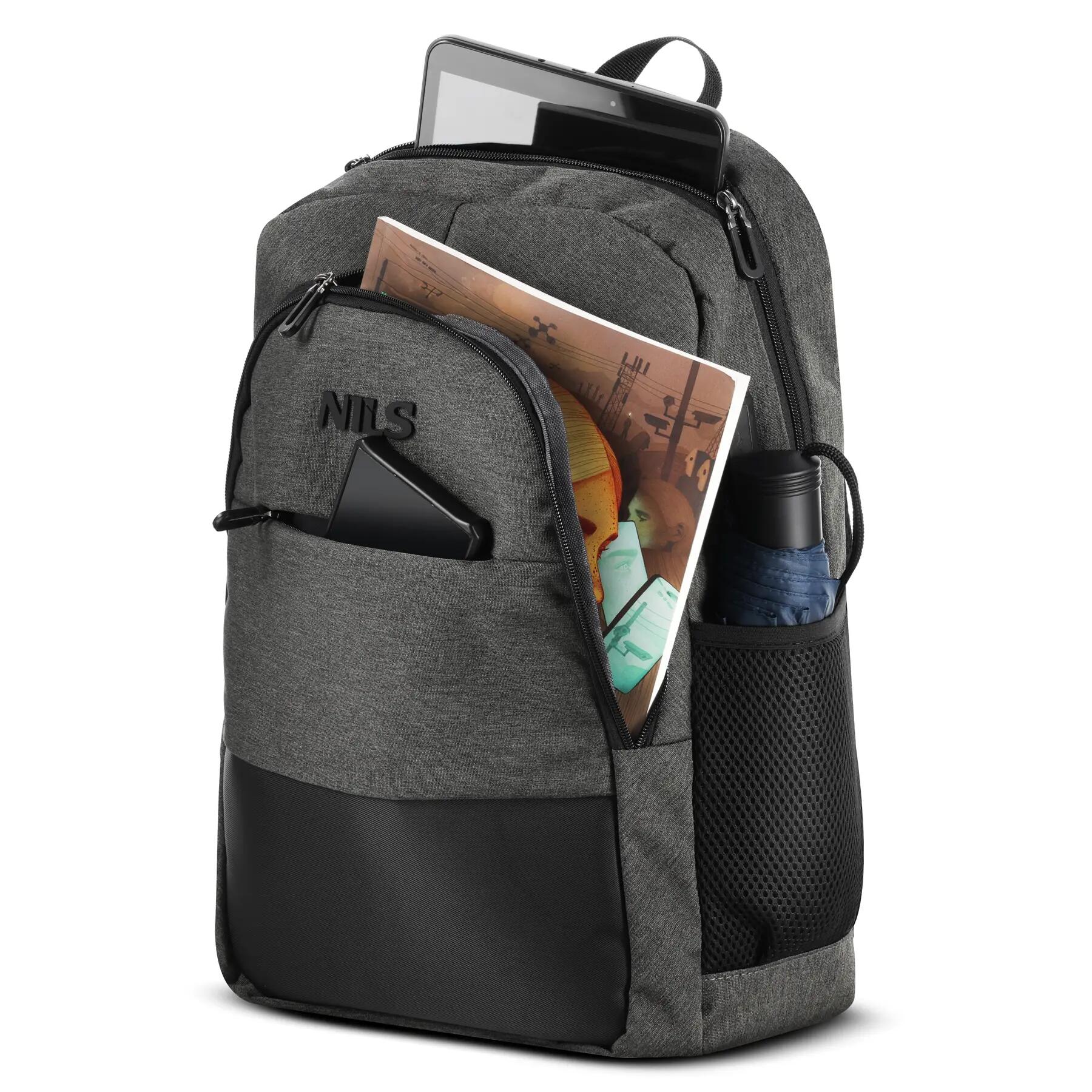 Plecak miejski na laptop NILS NC4503 18 l z portami USB i USB-C 9/13