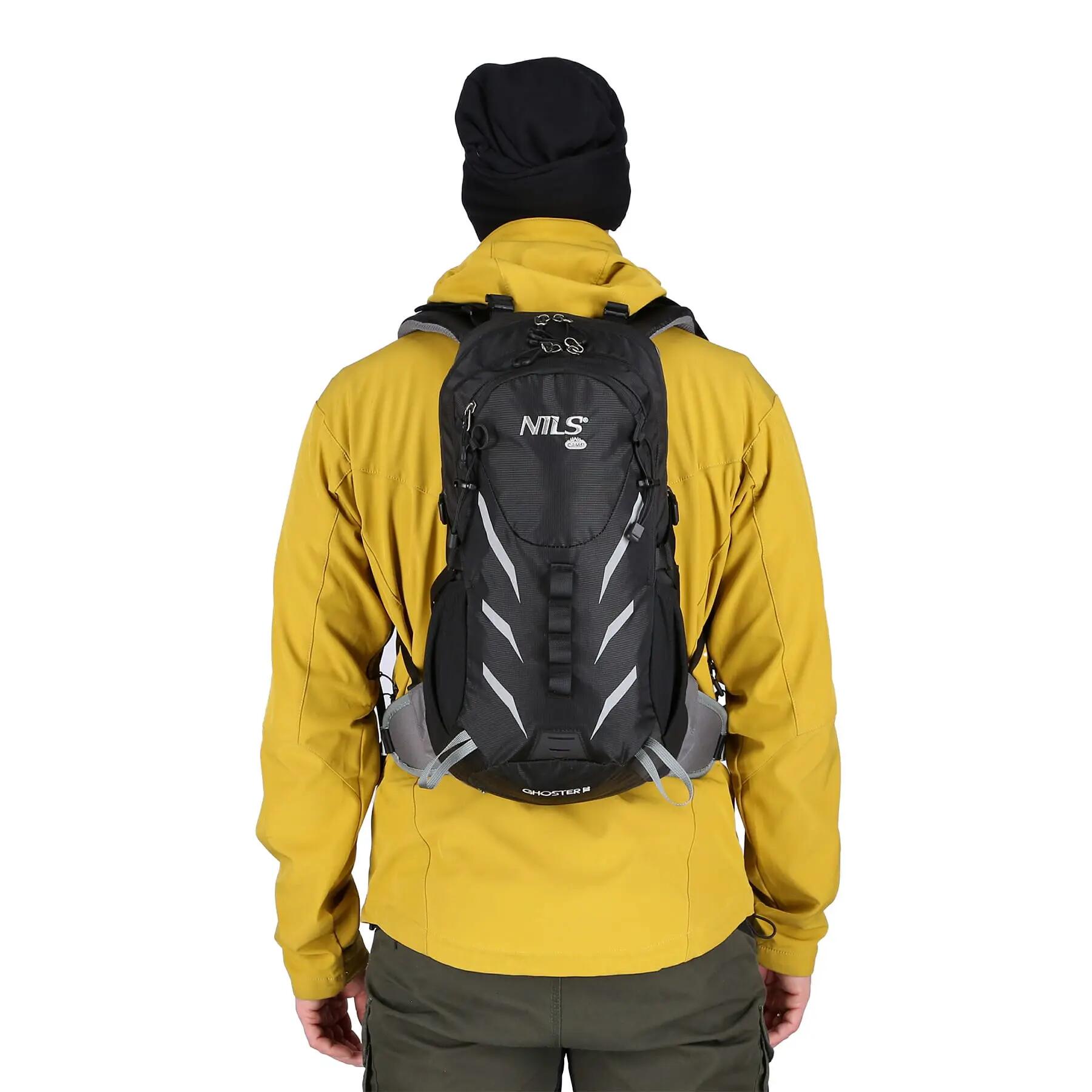 Wanderrucksack  Ghoster 20L NILS CAMP NC1942 mit Regenschutz und Air Flow System 15/15