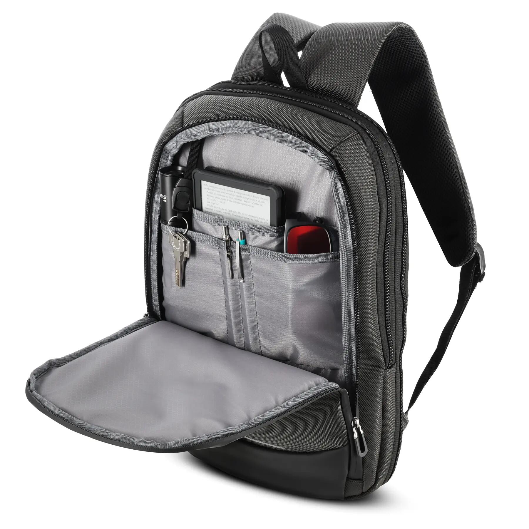 Plecak na laptop NILS NC4504 szary 19 l z funkcją poszerzenia 10/15