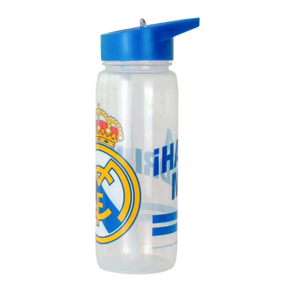 Botella de Plástico Real Madrid Transparente y Azul 600 ML 2/5