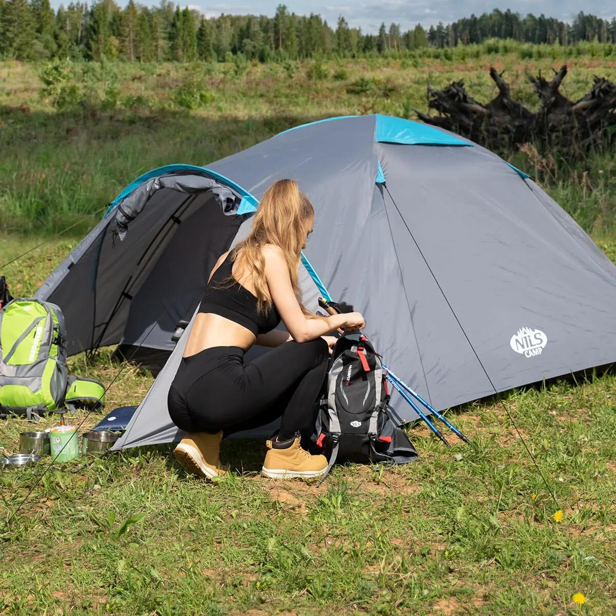 Tent Rocker 3-persoons  NILS CAMP NC6013 waterdicht 3000 mm 14/15