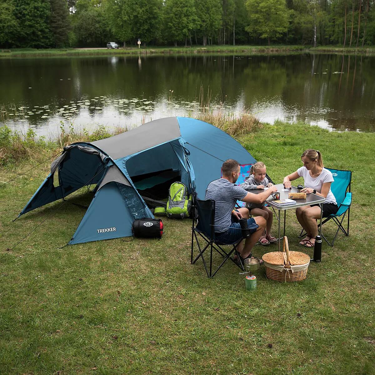 Tente de camping Trekker Nils Camp NC6012 10/15
