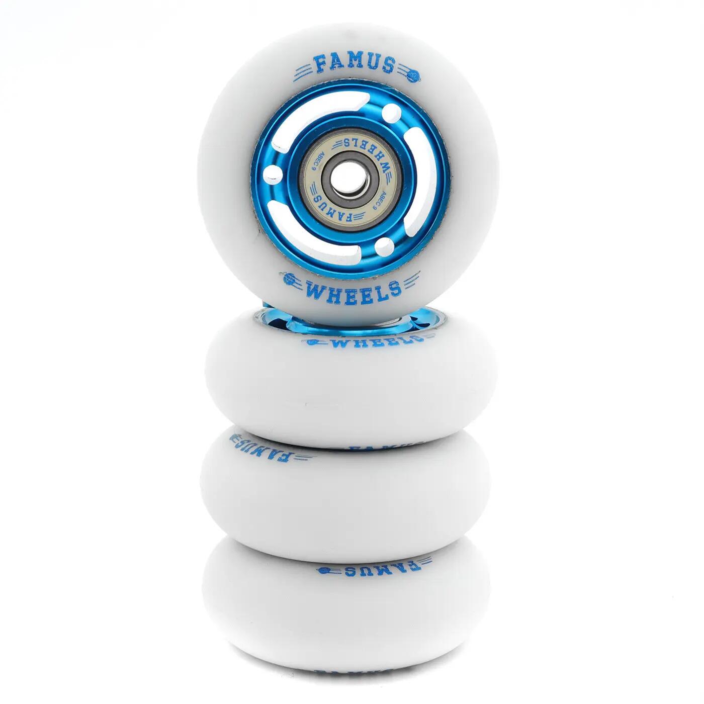 Roues de roller Famus Wheels 64mm/92A + ABEC 9 (X4) 4/5