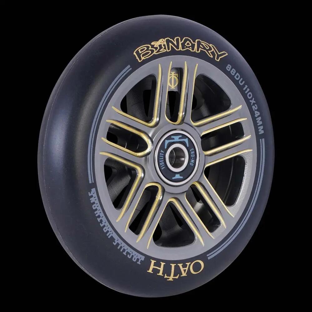 OATH Roue Binary 110x24mm Titanium Or [x2] 6/6