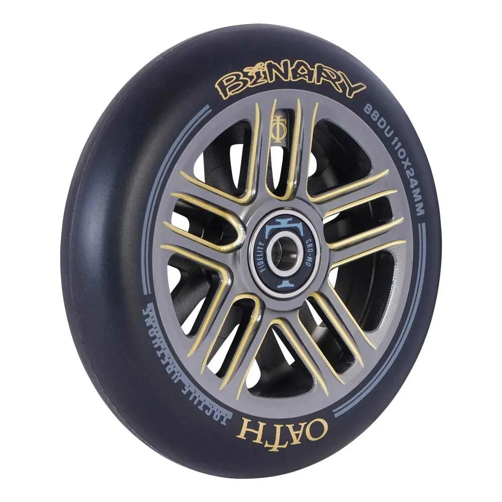 OATH Roue Binary 110x24mm Titanium Or [x2] 3/6