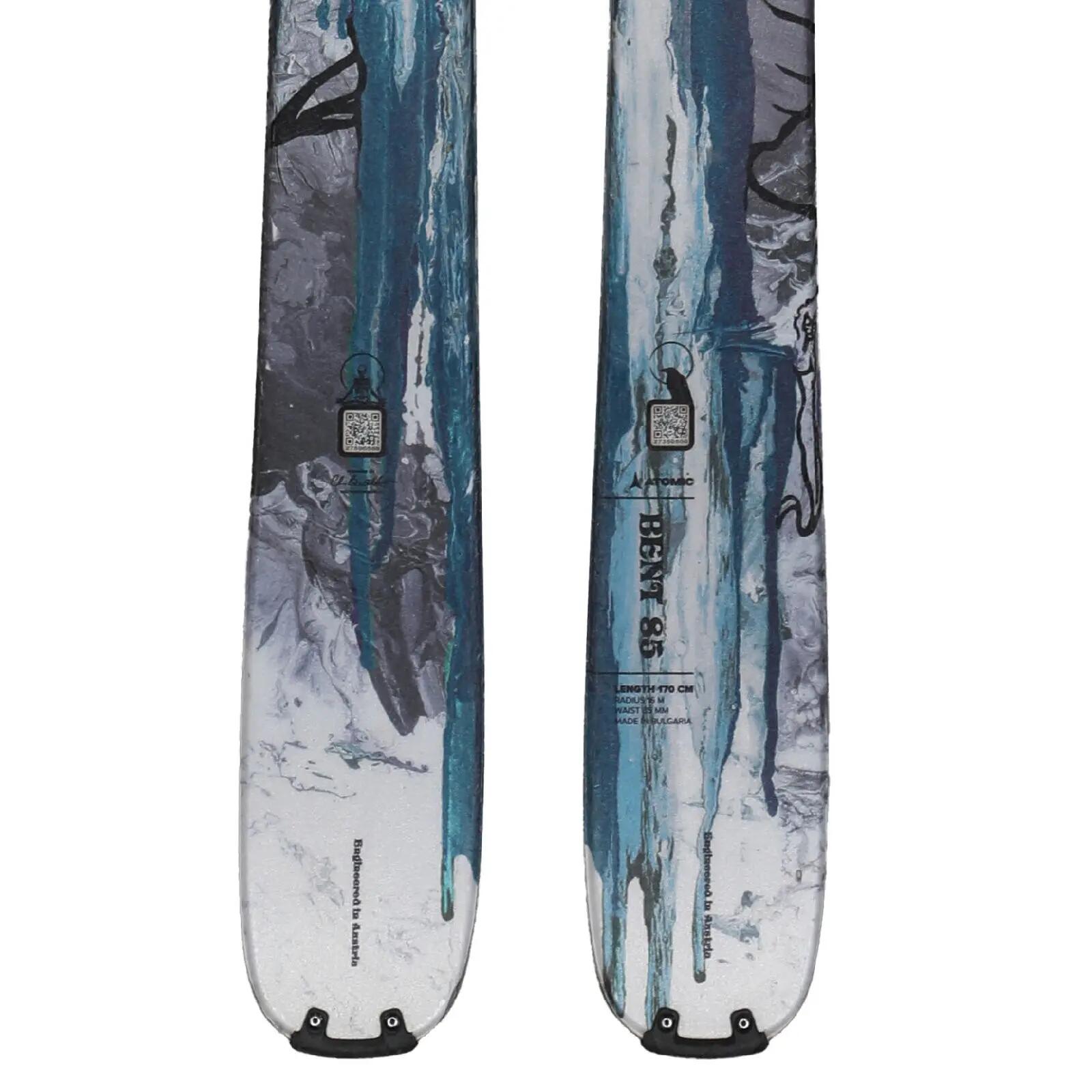 RECONDITIONNE - Ski Atomic Bent 85 + Fixations 4/4
