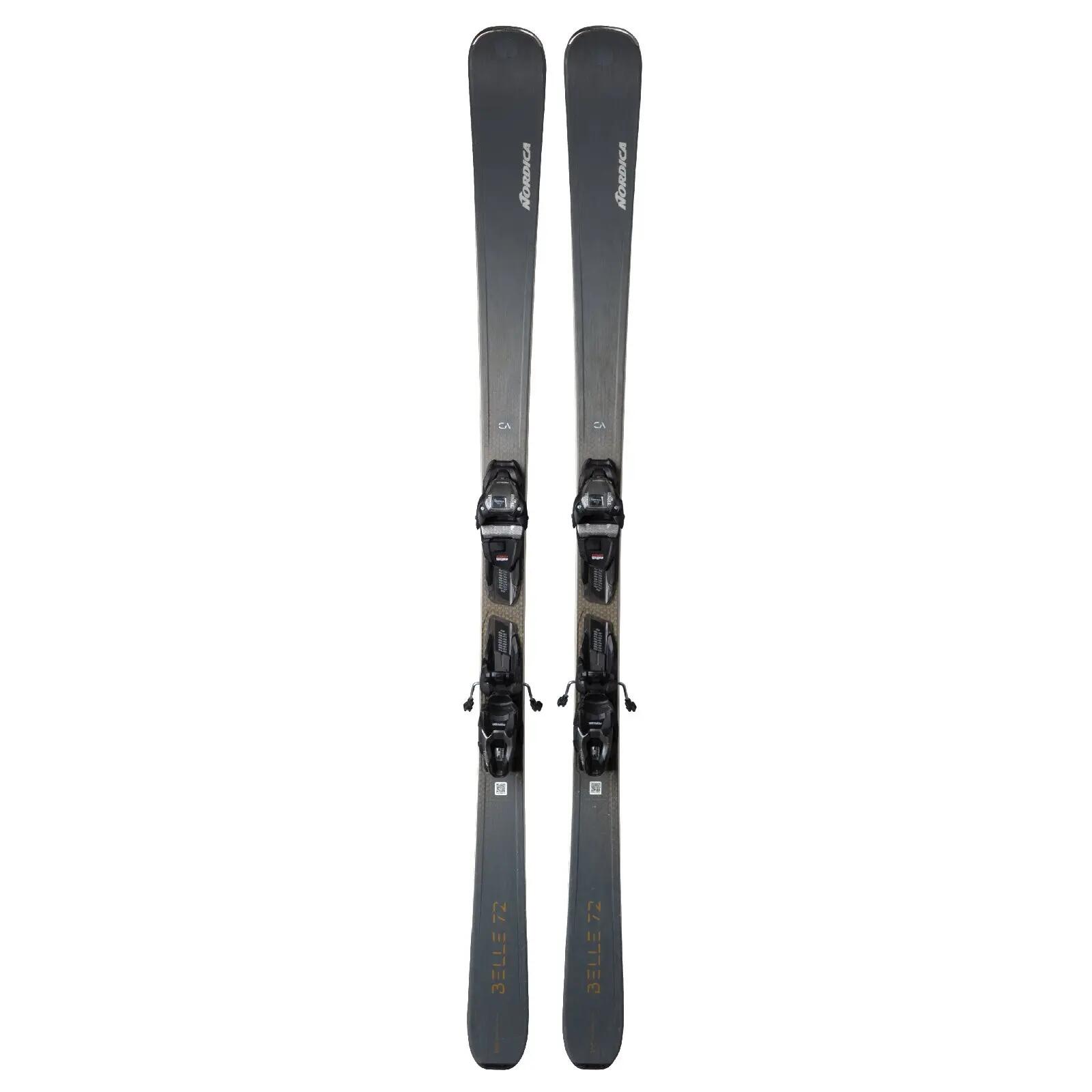 TWEEDEHANDS - Ski Occasion Nordica Belle 75 + Fixations 2/4