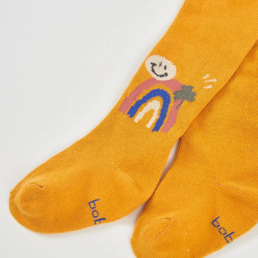 Leotardo amarillo estampado de flores 2/2