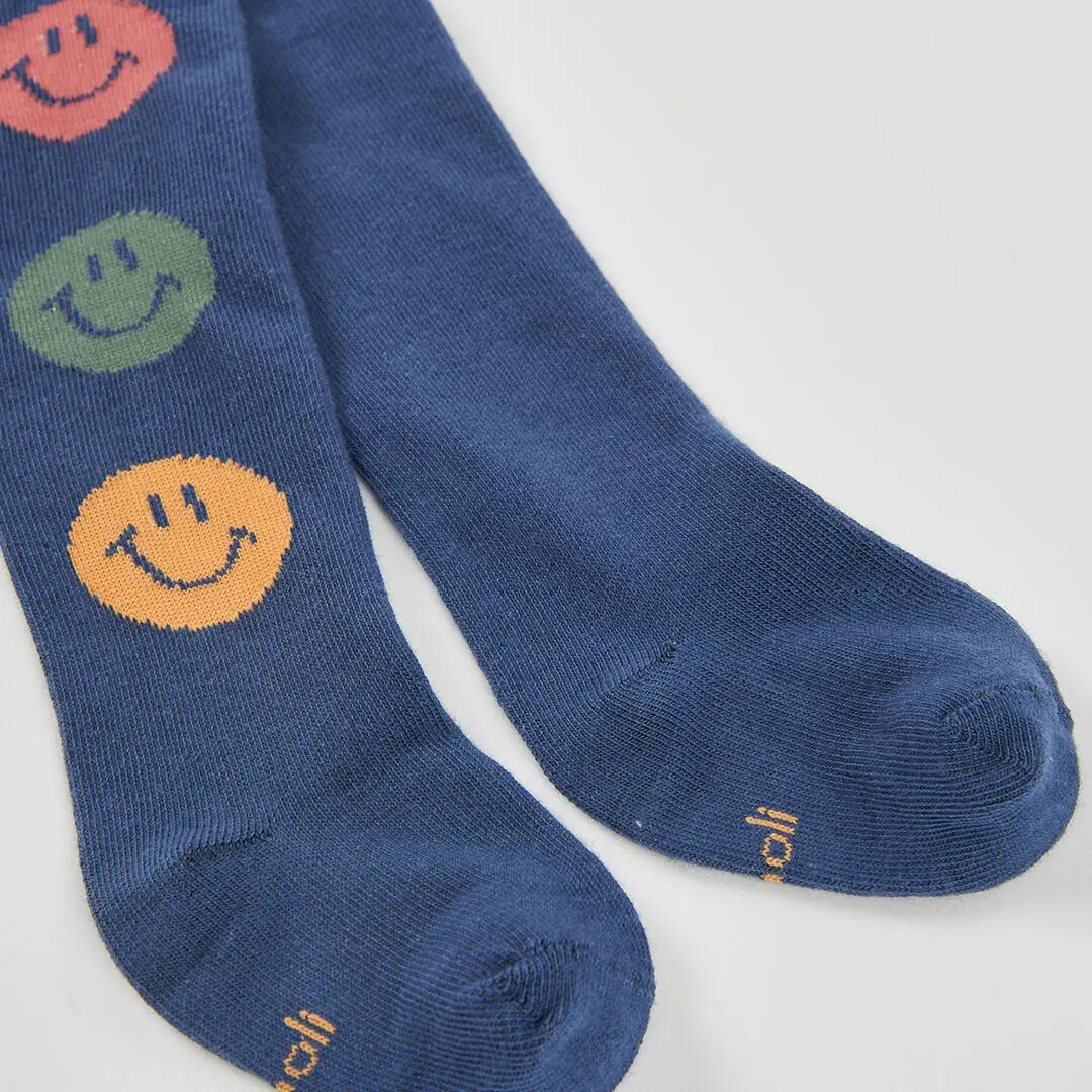 Leotardo azul marino estampado de smileys 2/2