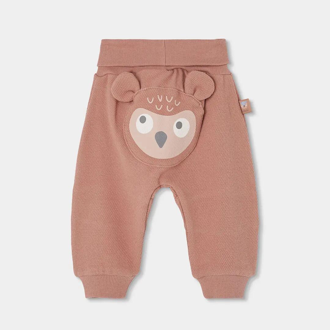 Conjunto punto bebé niño crudo estampado búhos 6/7