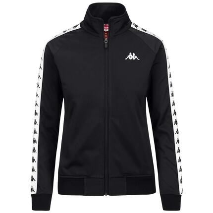 Sweat-shirt zippé pour fille noir pour streetwear sportif