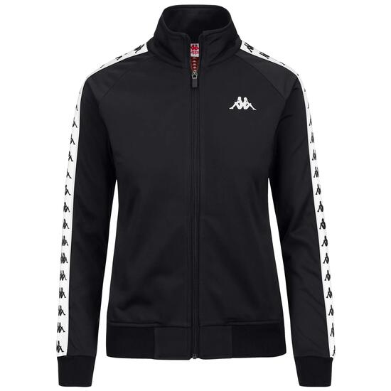 Sweat-shirt zippé pour fille noir pour streetwear sportif