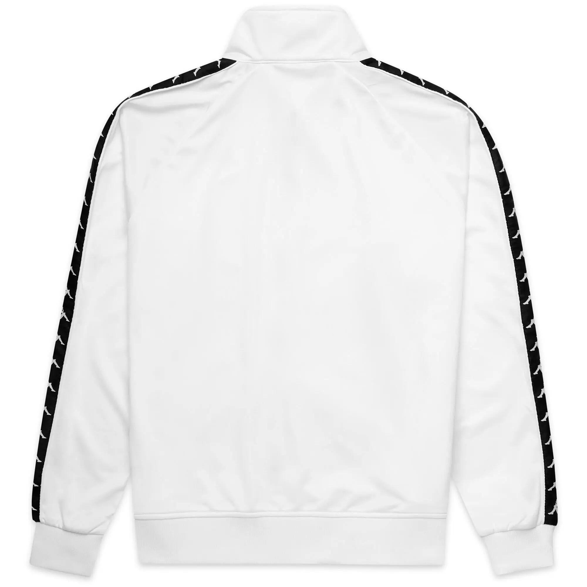 Felpa con zip da bambino in poliestere bianco da streetwear sportivo 3/6