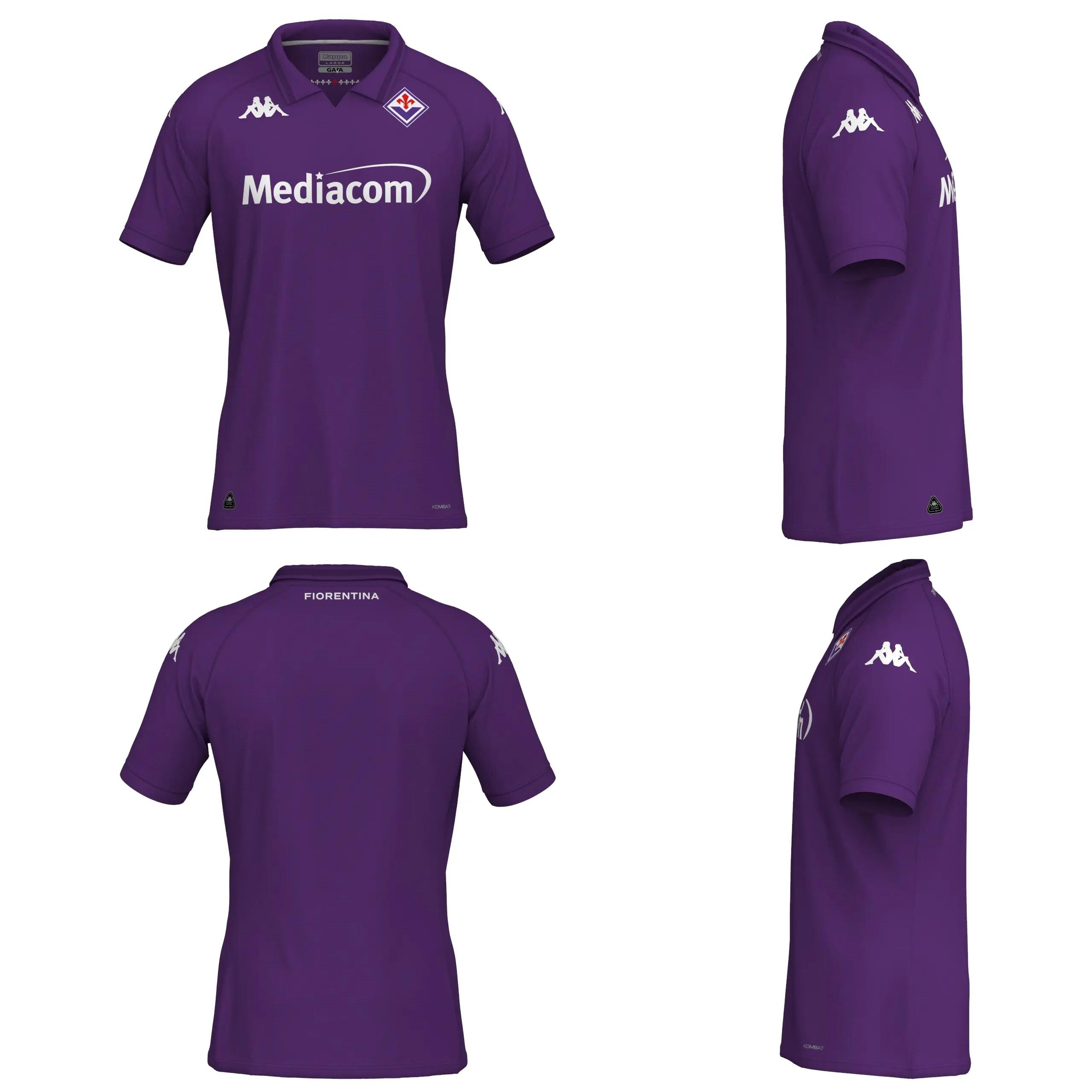 T-Shirt ACF Fiorentina da Bambino in Poliestere riciclato Viola 2/7