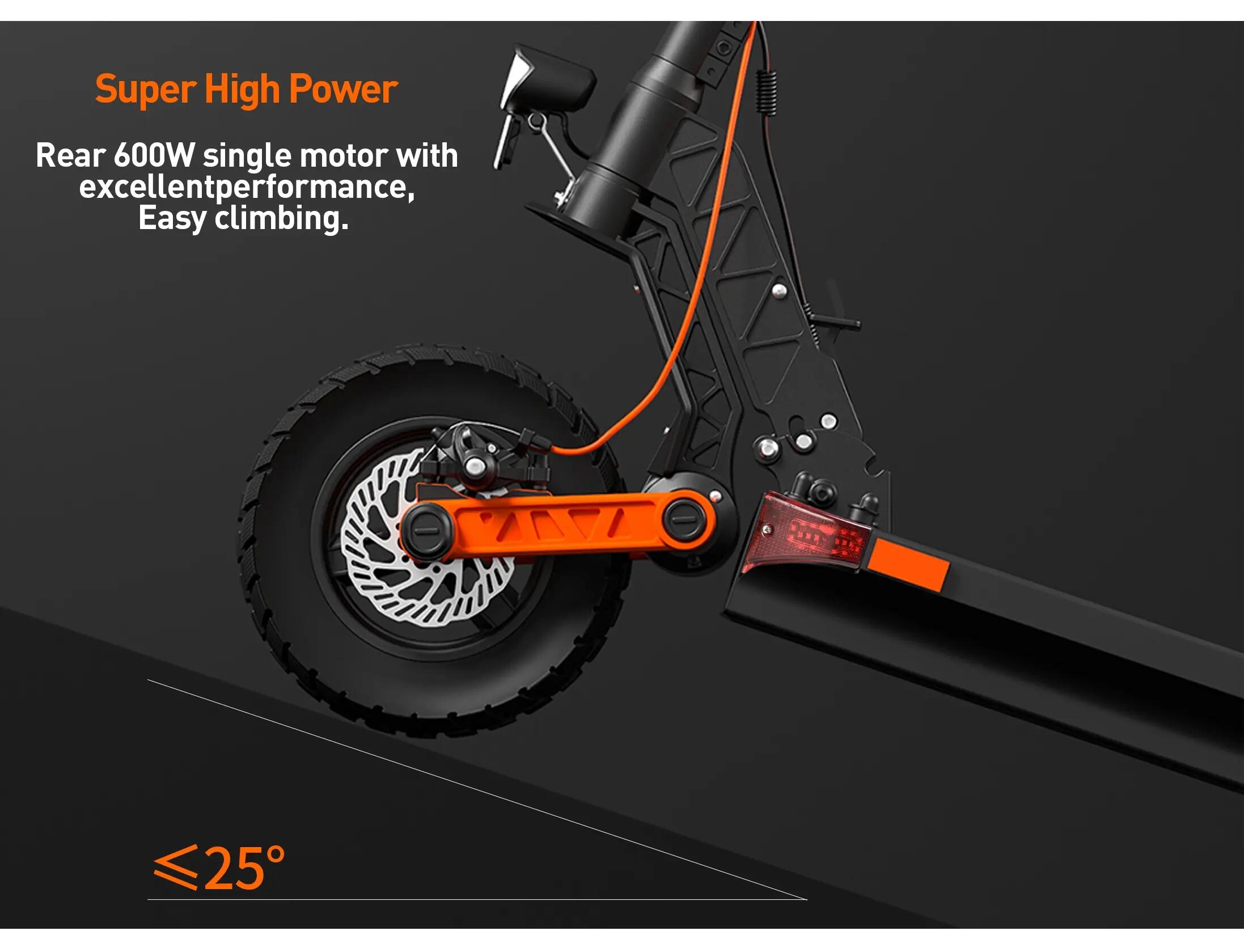 Patinete eléctrico plegable adulto JOYOR S5-Z 48V13Ah 10 pulgadas 6/12