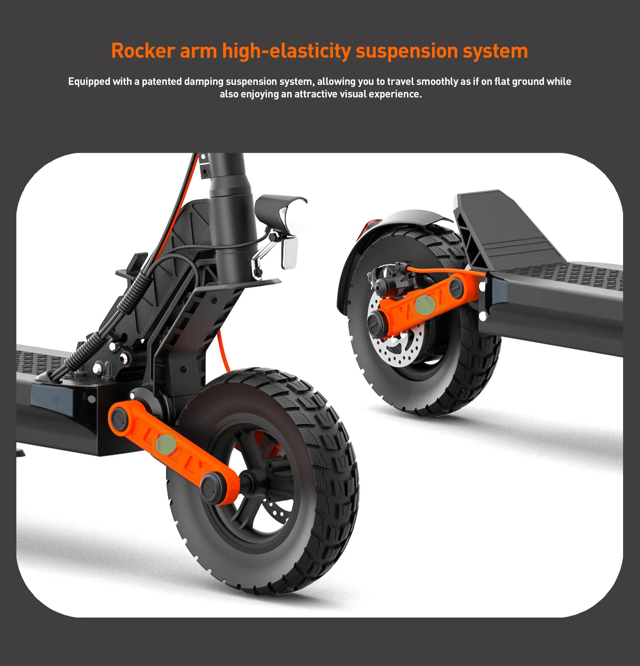 Patinete eléctrico plegable adulto JOYOR S5 ABE 500W 48V13Ah 10" 10/12