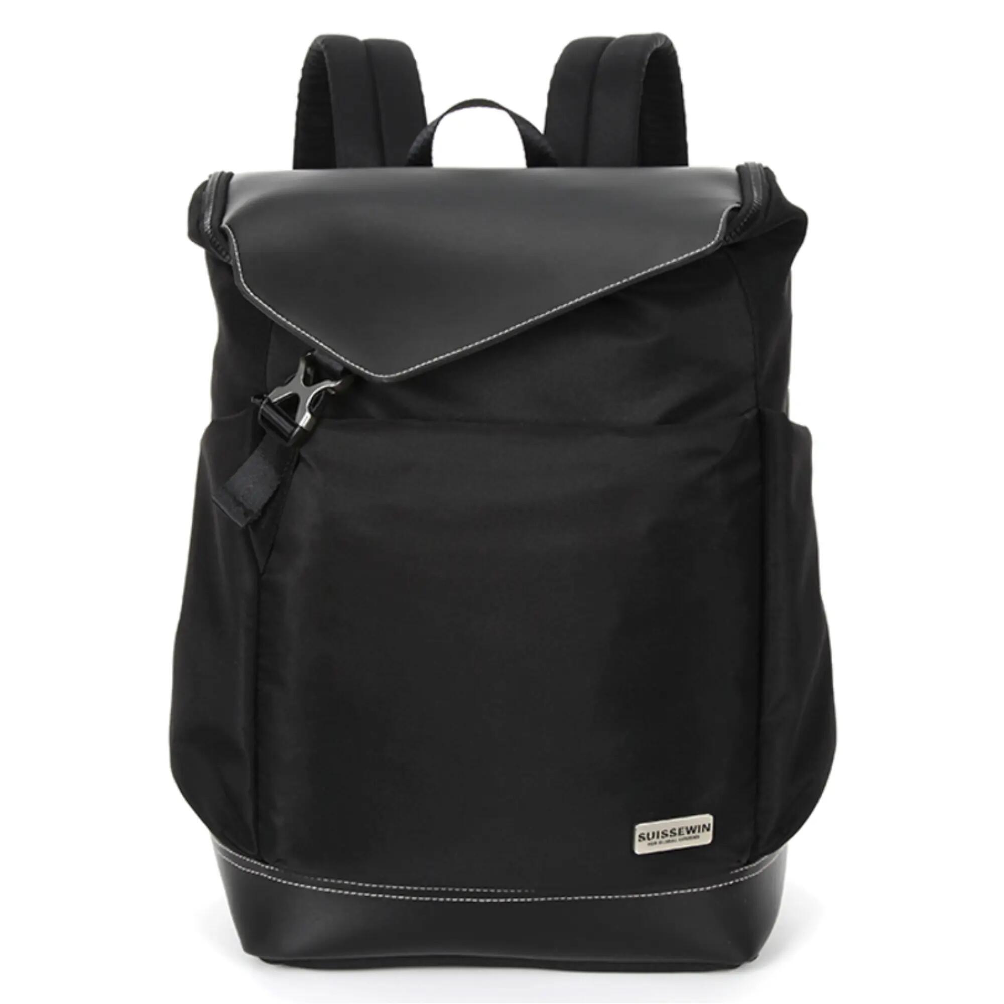 Swiss Waterproof Backpack Travel Business Work Bag Black