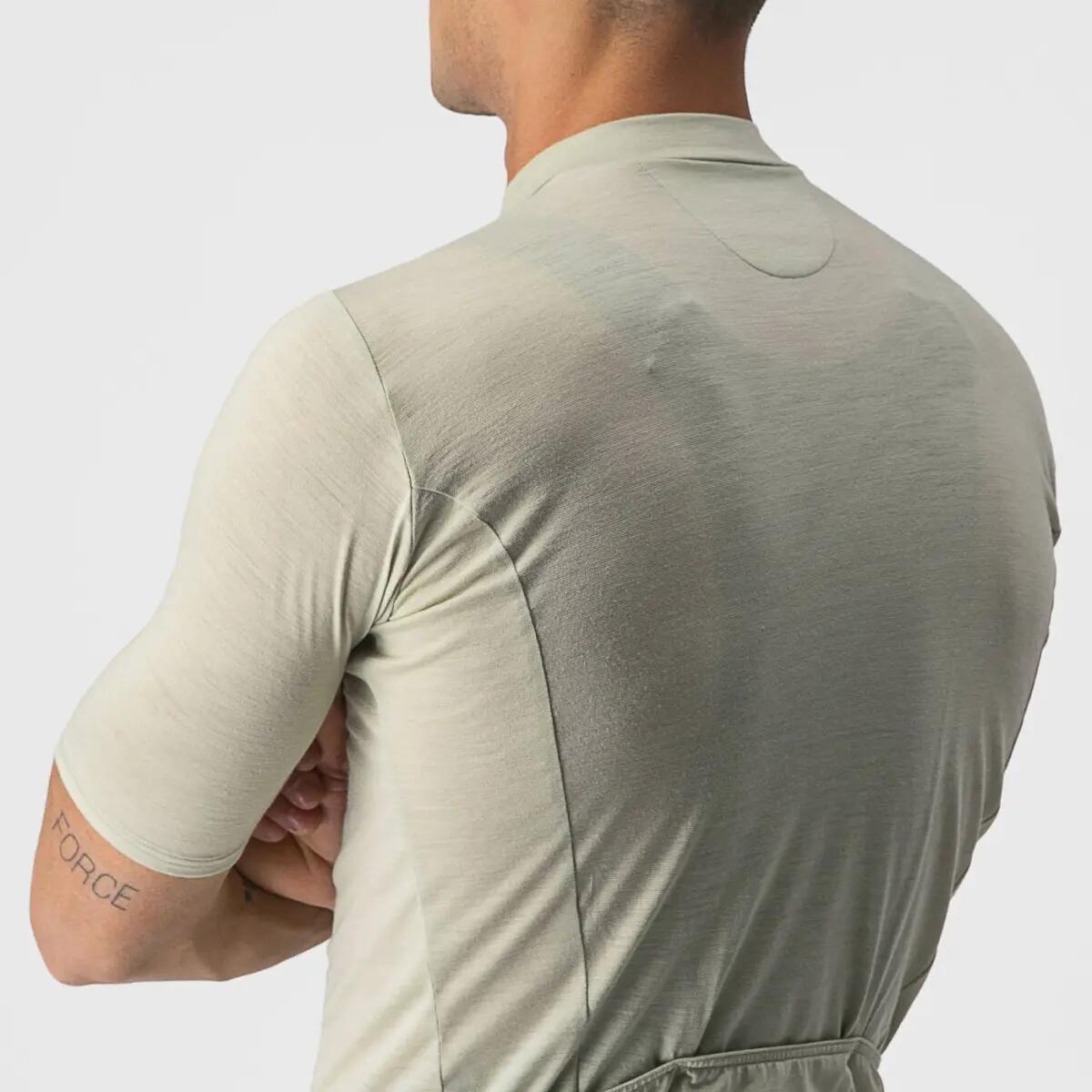 Tricou pentru ciclism cu maneca scurta Essenza Jersey - alb verde deschis desert 4/5