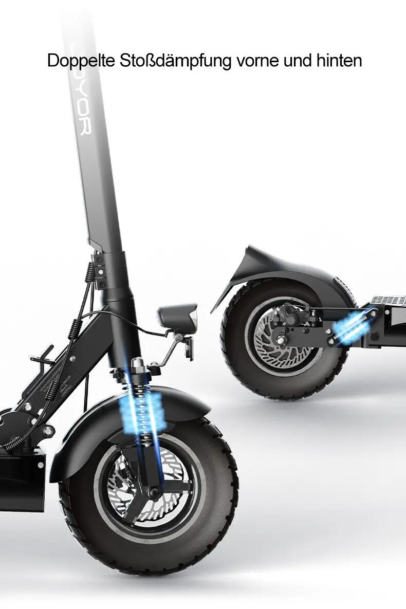 Patinete Eléctrico Plegable para Adultos JOYOR Y8-S ABE｜48V26Ah｜Neumáticos 10" 6/10