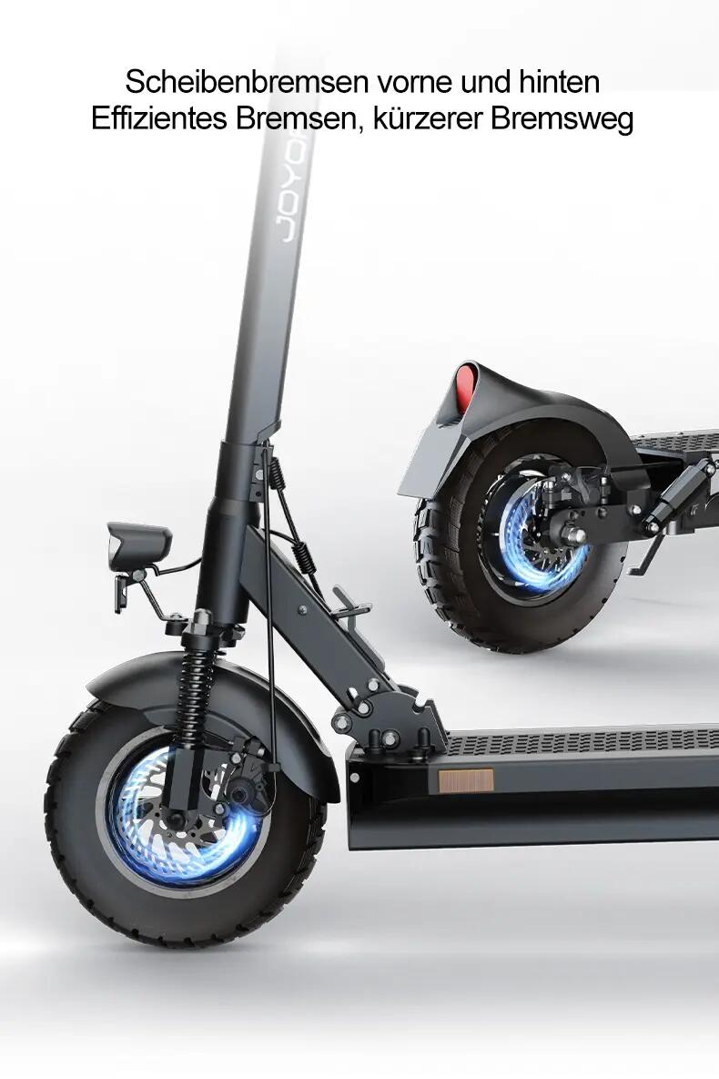 Patinete Eléctrico Plegable para Adultos JOYOR Y8-S ABE｜48V26Ah｜Neumáticos 10" 9/10