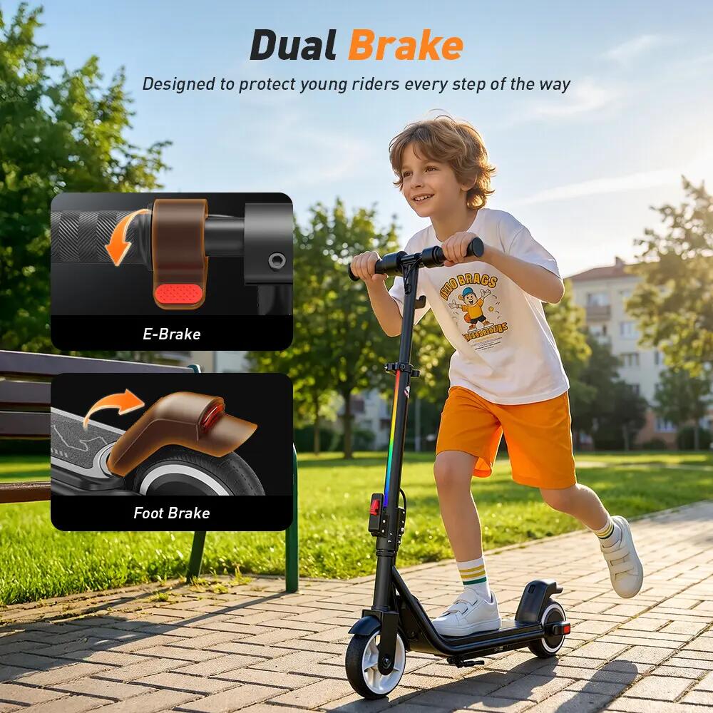 iScooter iK3Max trotinete elétrica infantil 19 km/h, Bluetooth e luzes LED 8/12