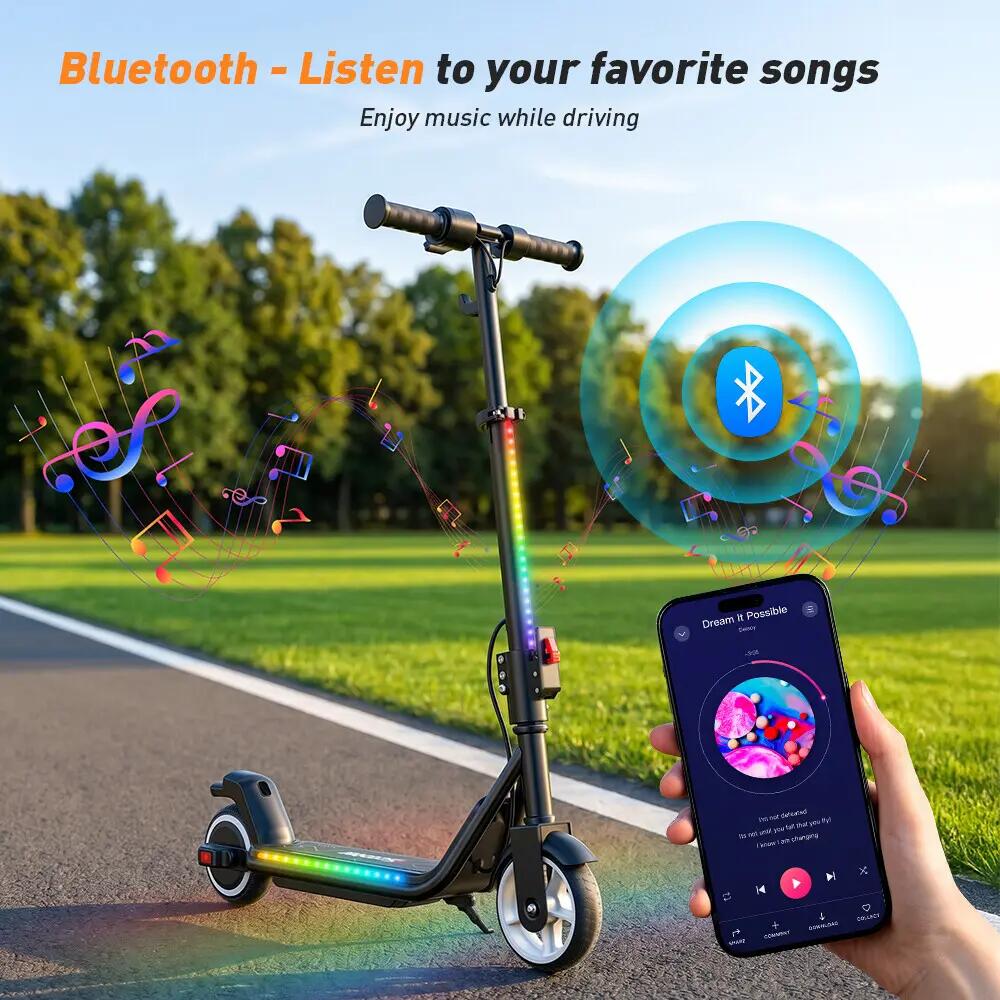 iScooter iK3Max trotinete elétrica infantil 19 km/h, Bluetooth e luzes LED 7/12
