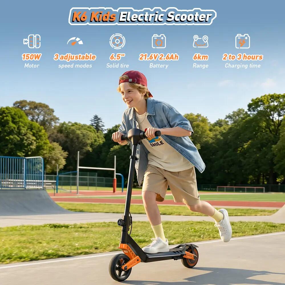 iScooter K6 trotinete elétrica infantil 16 km/h, suspensão dupla e 3 modos 3/12