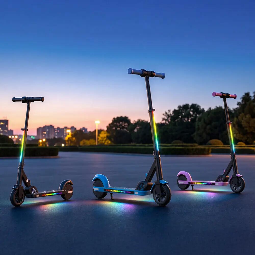 iScooter K4 trotinete elétrica infantil 16 km/h, luzes LED e 3 modos 13/13