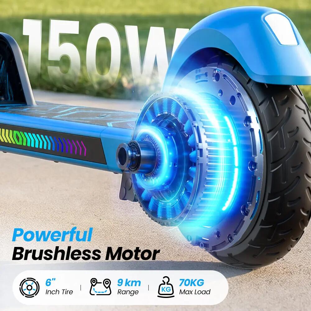 iScooter K4 trotinete elétrica infantil 16 km/h, luzes LED e 3 modos 10/13