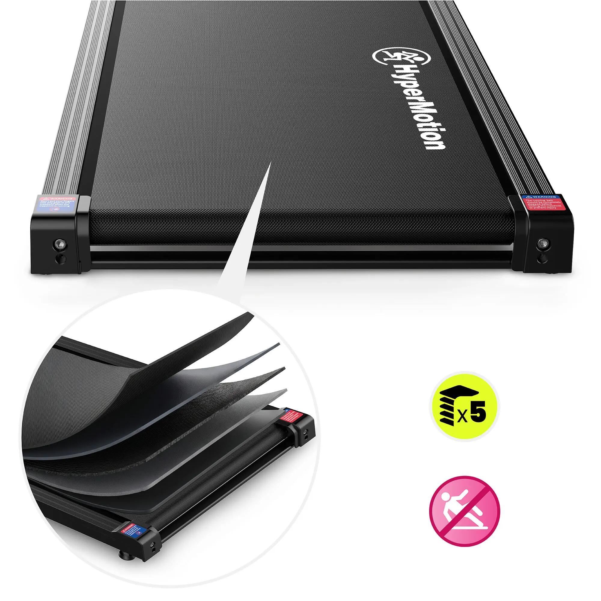 Tapete de caminhada – Ultraplano 1–6 km/h – Preto 5/10