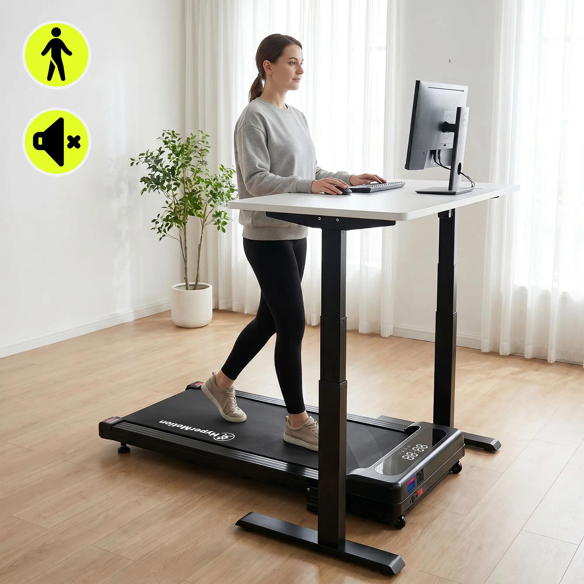 Tapete de caminhada – Ultraplano 1–6 km/h – Preto 4/10