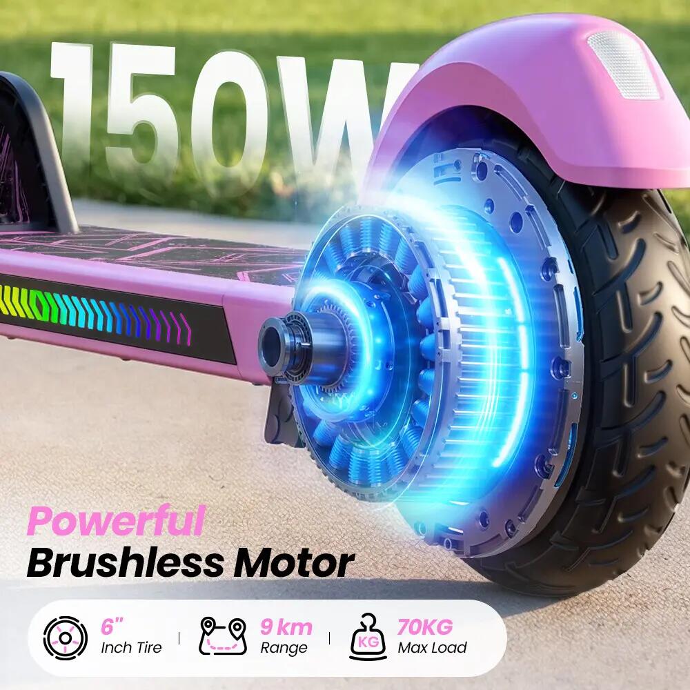 iScooter K4 trotinete elétrica infantil 16 km/h, luzes LED e 3 modos 11/12