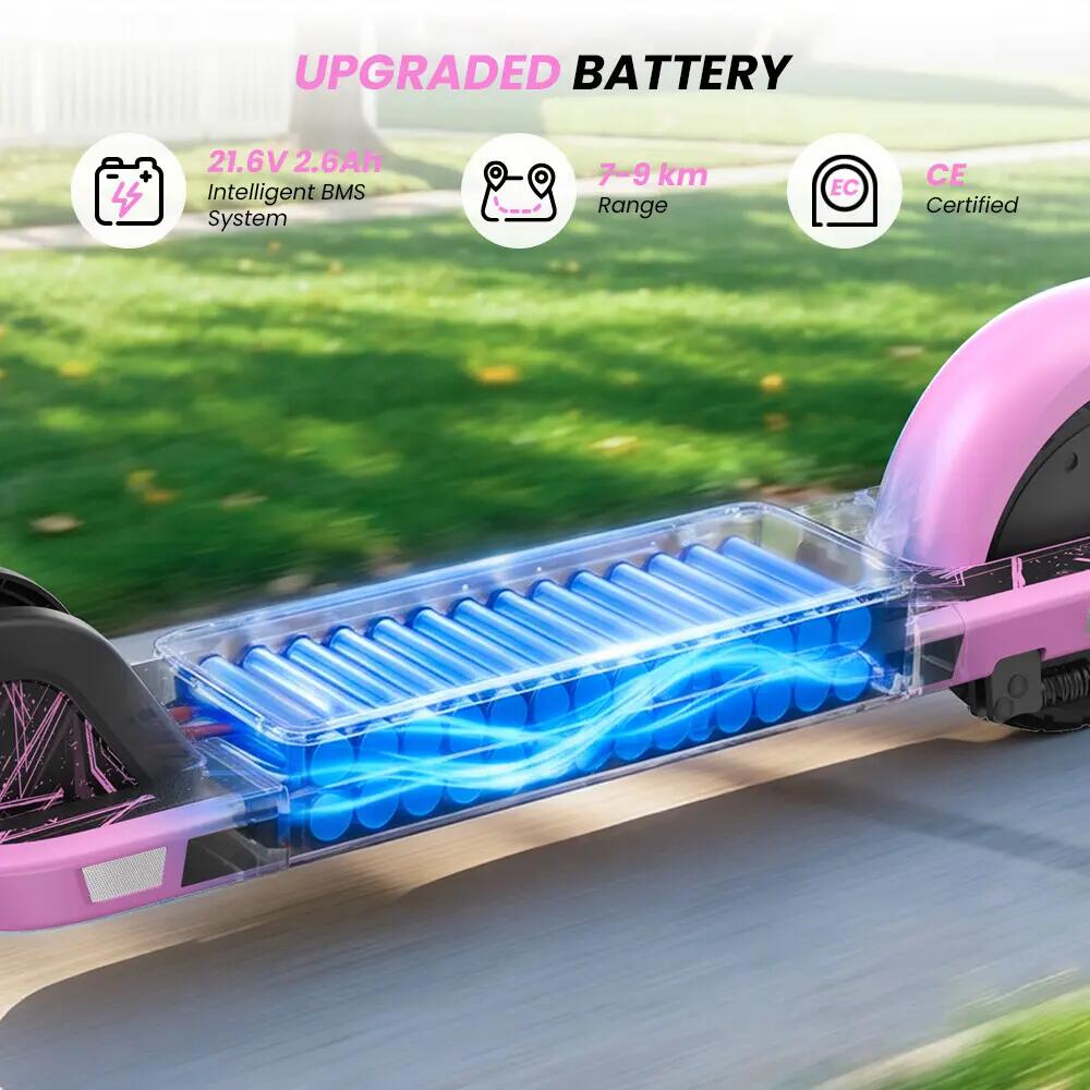 iScooter K4 trotinete elétrica infantil 16 km/h, luzes LED e 3 modos 10/12