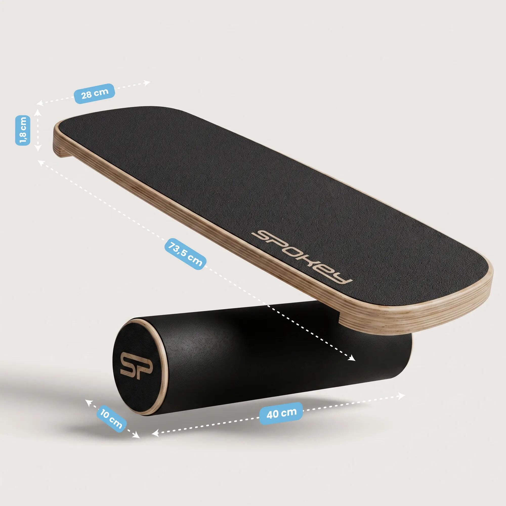 Deska do balansowania balance board z wałkiem trening równowagi Spokey SWAY 9/9