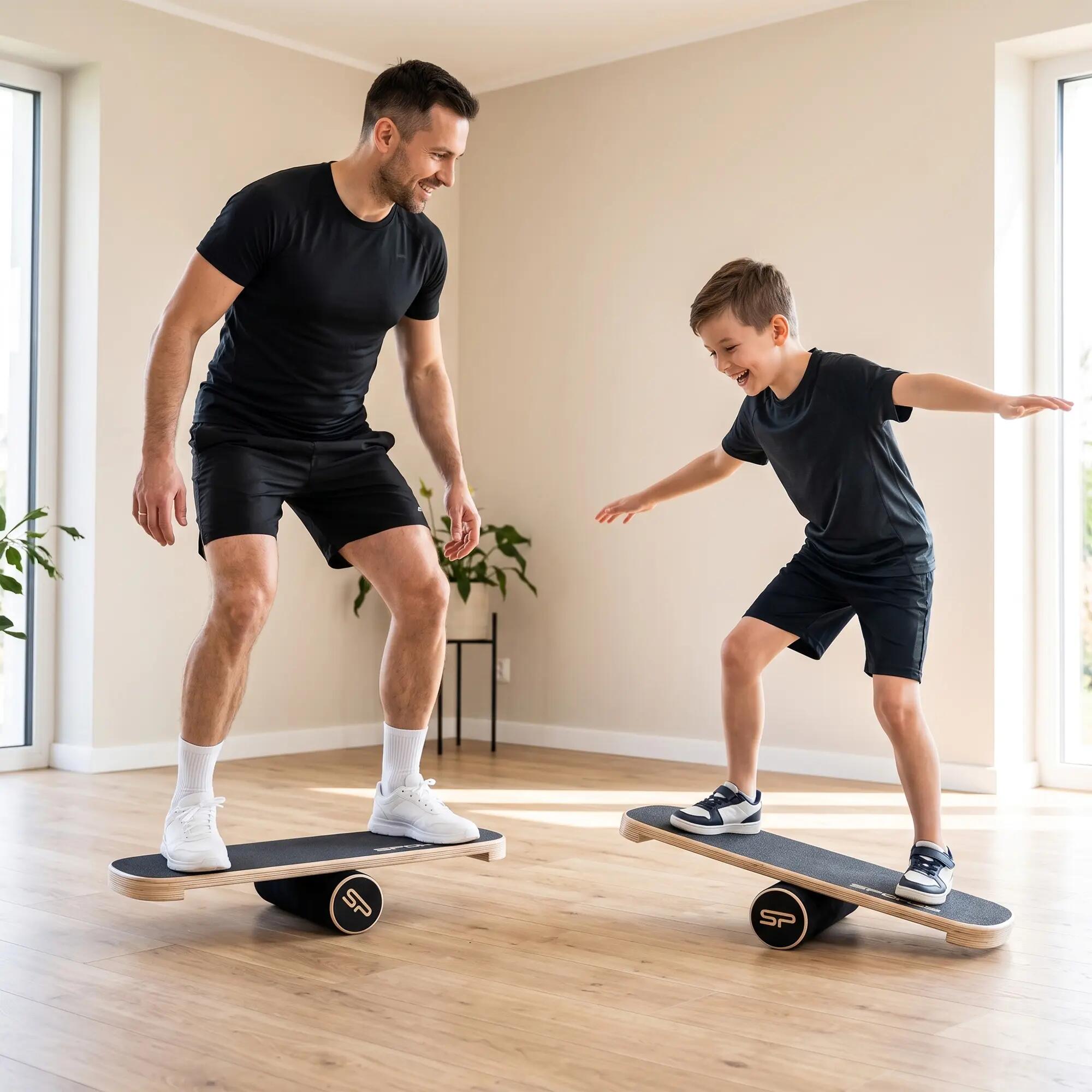 Deska do balansowania balance board z wałkiem trening równowagi Spokey SWAY 8/9