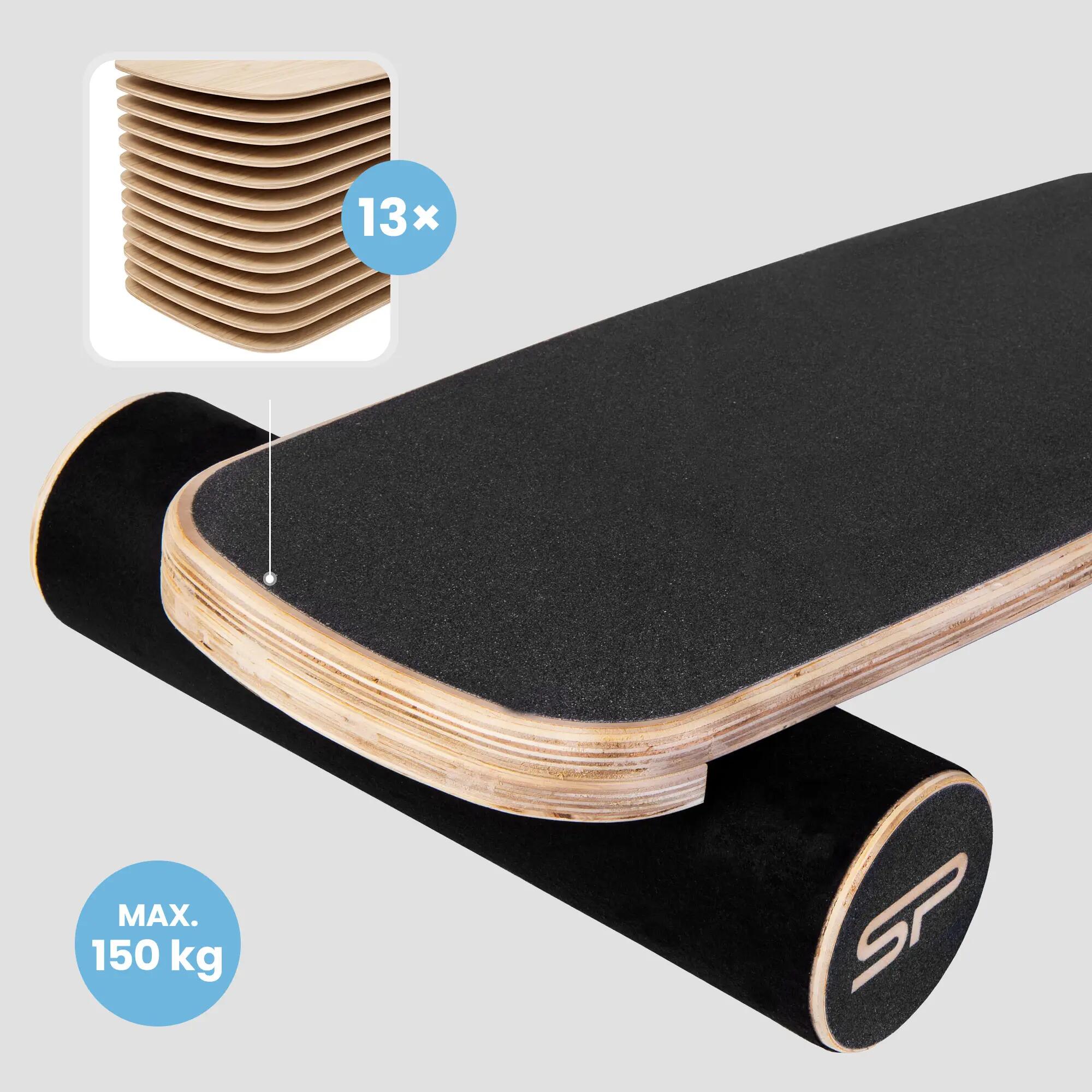 Deska do balansowania balance board z wałkiem trening równowagi Spokey SWAY 6/9