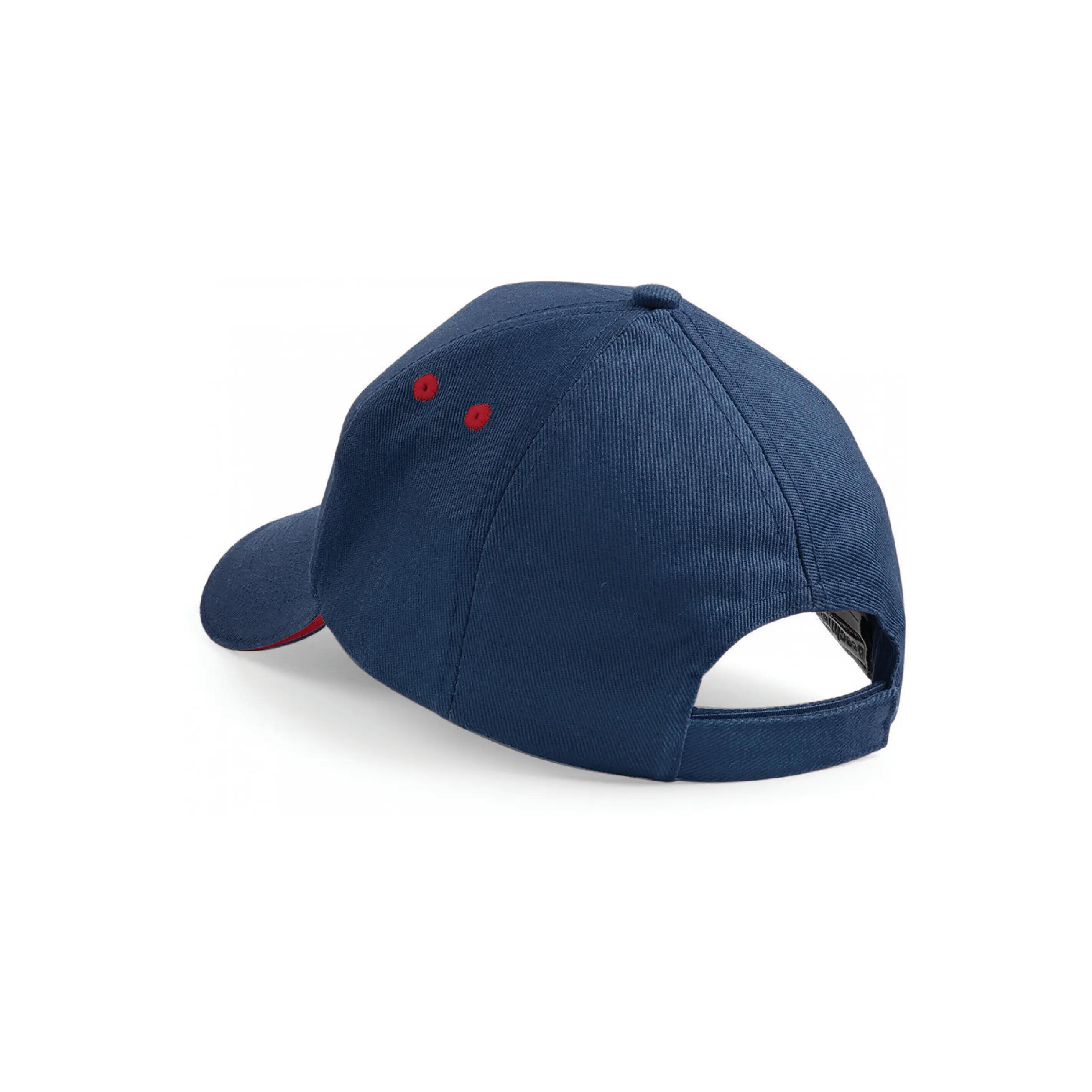 Casquette homme Ultimate à 5 panneaux - French Navy / Classic Red - One Size 2/3