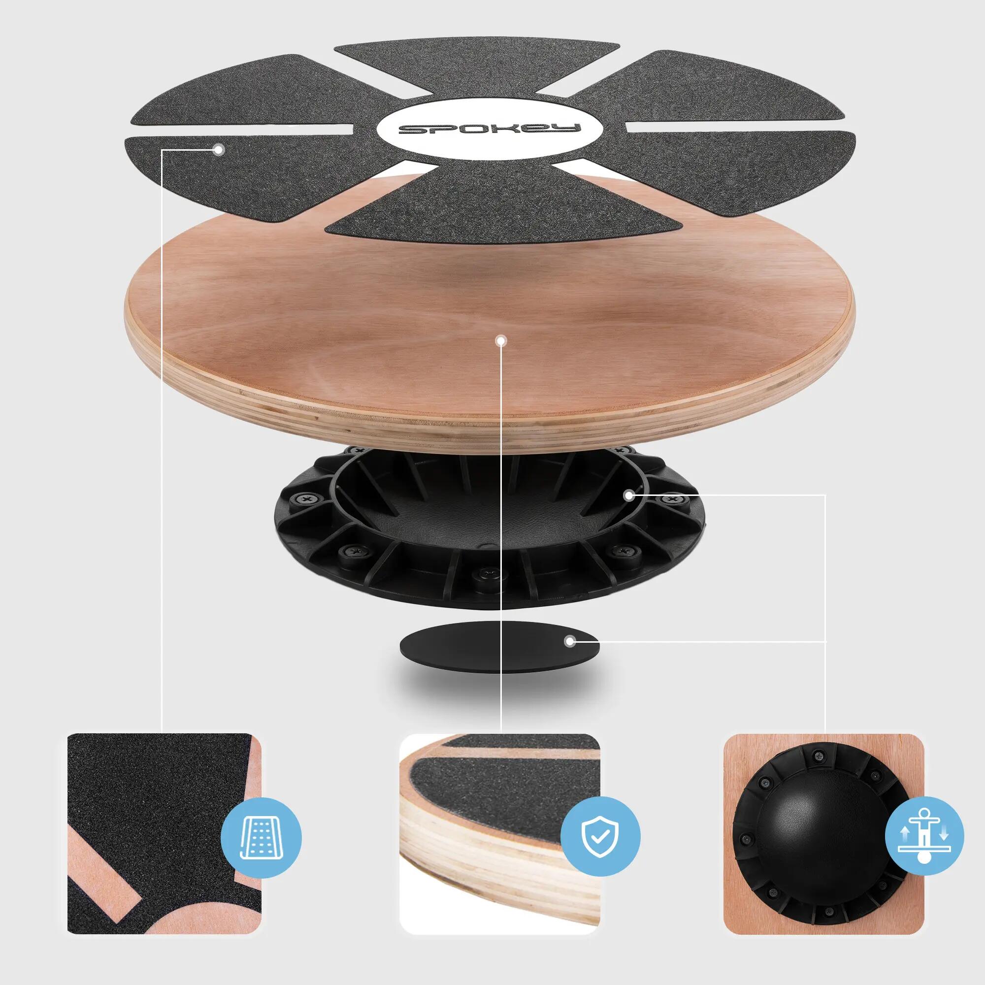 Houten balansbord 58 cm Spokey Balance Board 5/9