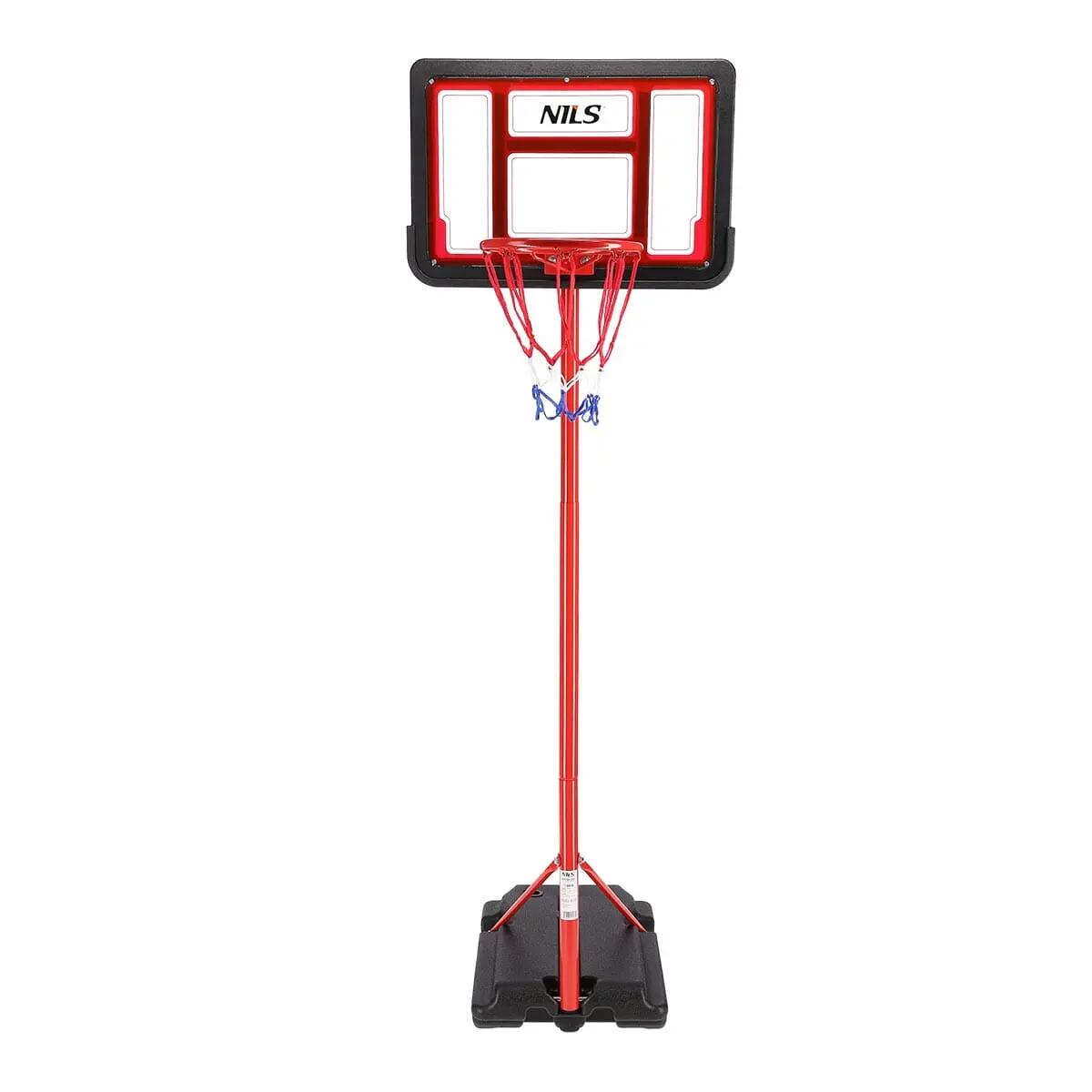 Verstellbarer Basketballkorb für Kinder NILS ZDK881A, 1,47–1,97 m mit Ball 8/10