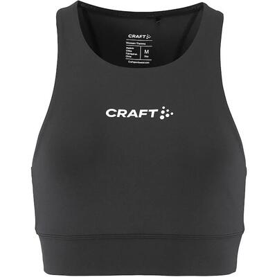 Top - training - dames - cropped, soepel, vochtafvoerend - rush 2.0 - zwart