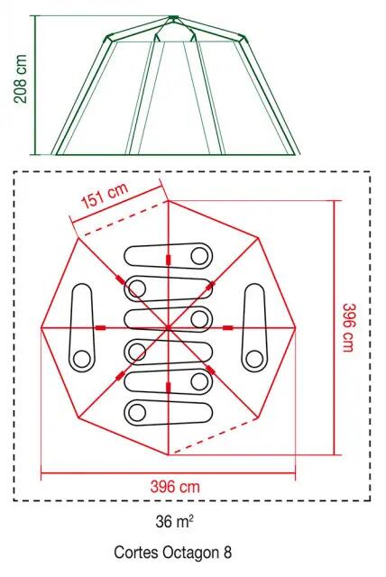 Campingaz Octagon 8 Blau 8/8