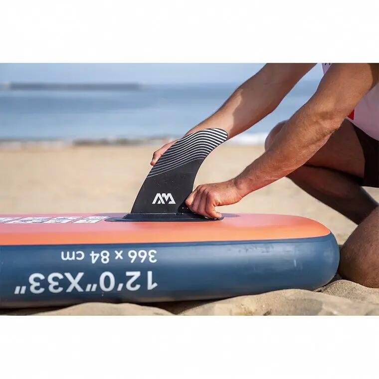 Deska SUP Monster 12'0 366 cm rodzinna 170 kg dla 1–3 osób z wiosłem 9/10