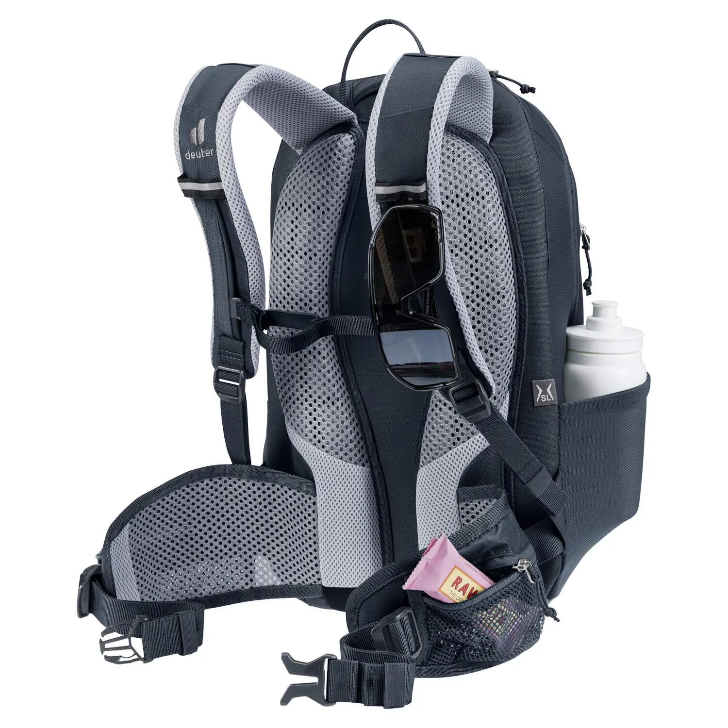 Damen - commuter rucksack, kompakt belüftet - schwarz 3/13