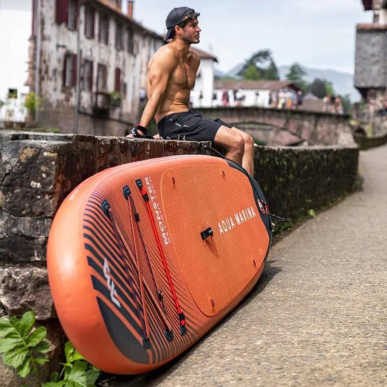 Deska SUP Monster 12'0 366 cm rodzinna 170 kg dla 1–3 osób z wiosłem 3/10