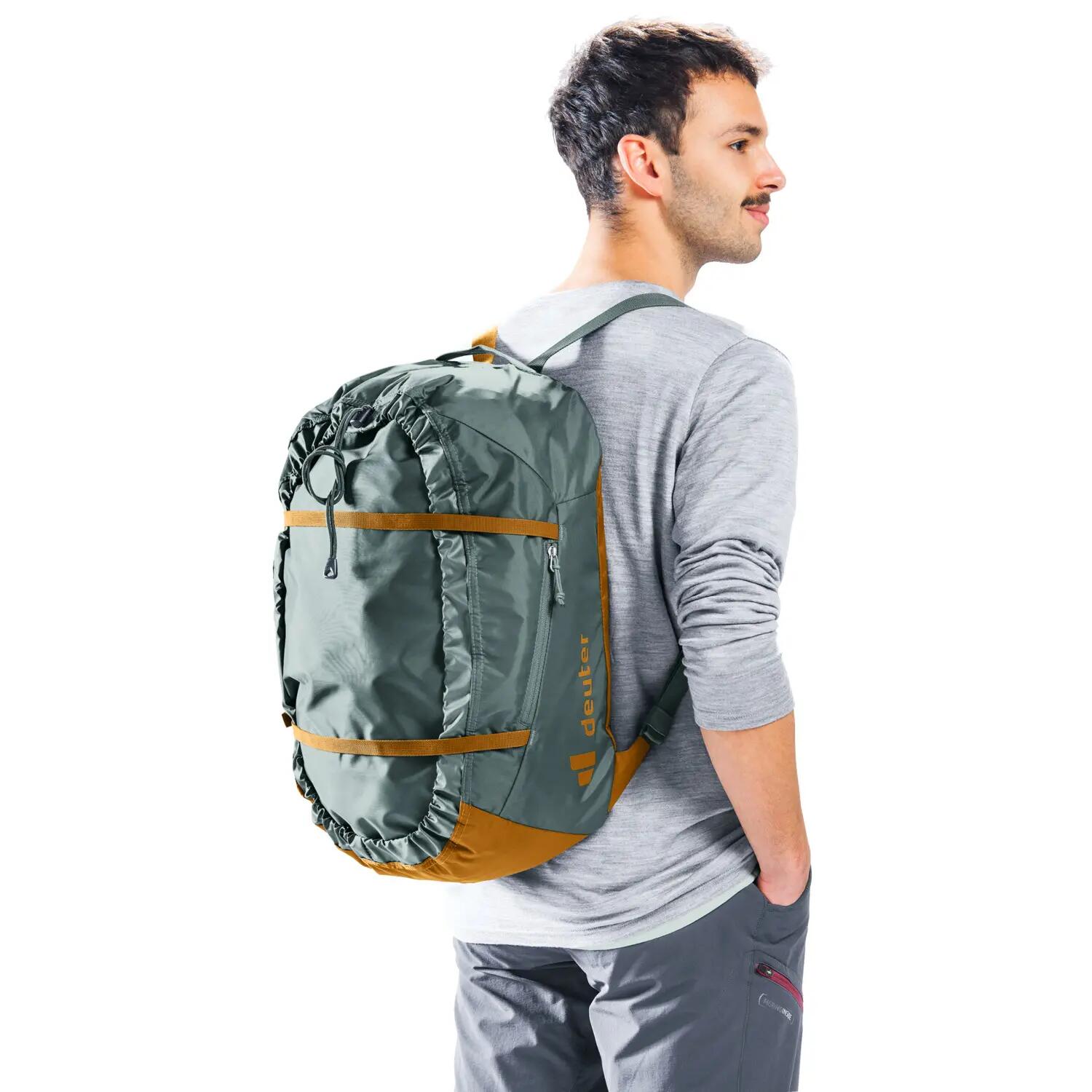 Torba na linę z płachtą Deuter Gravity Rope Bag - teal/cinnamon 6/6