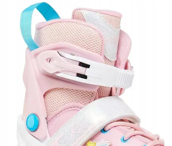 Patins à roulettes réglables Lilly avec roues LED lumineuses et bandes velcro 13/14