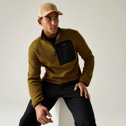Polaire à demi-zip Frankie Borg pour homme