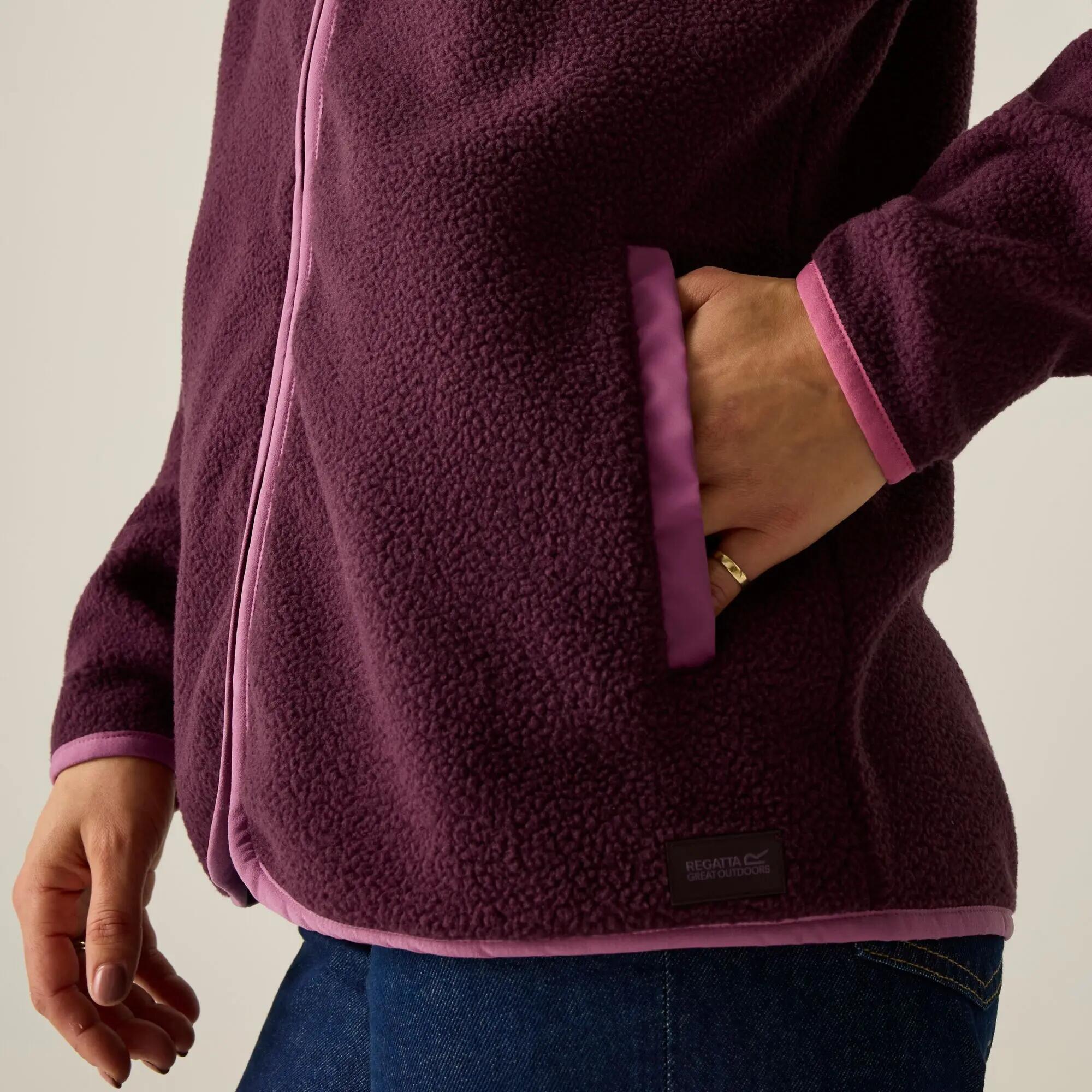 Felpa da donna con zip intera Frankie Borg 6/10