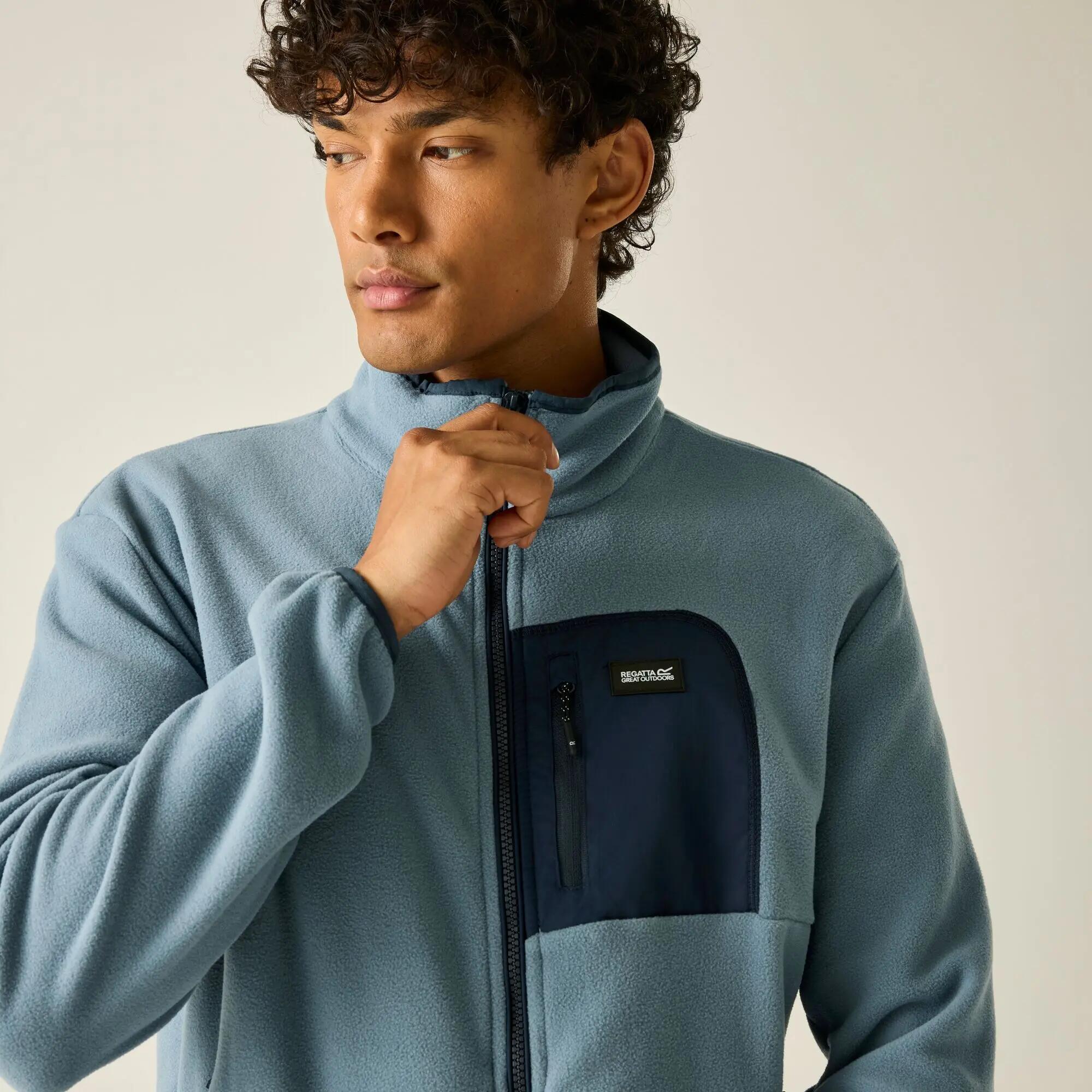 Frankie fleece fleece voor heren met volledige ritssluiting 5/10