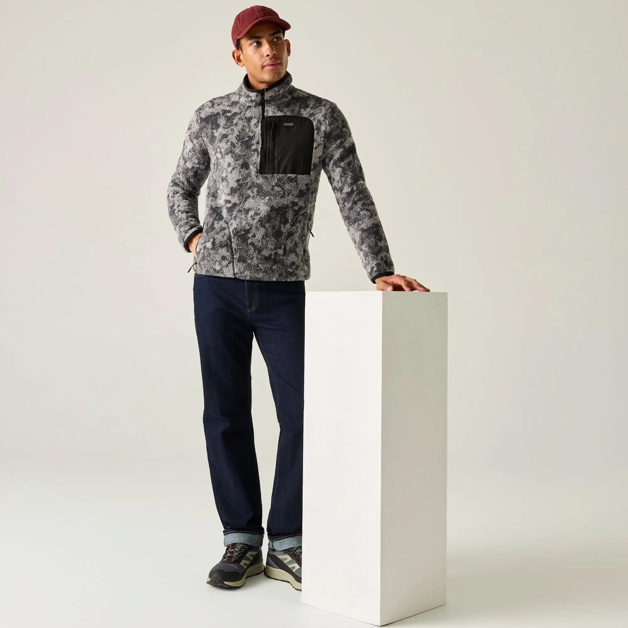 Polaire à demi-zip Frankie Borg pour homme 6/10